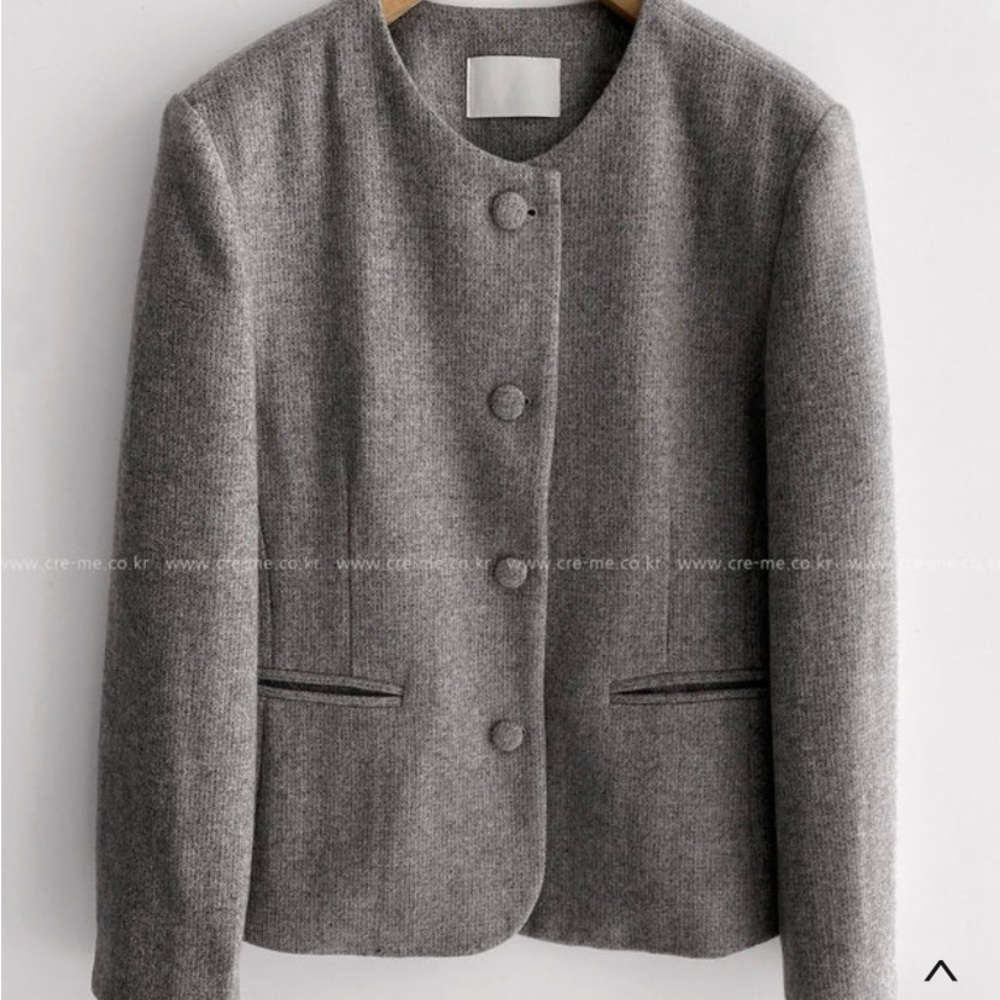 Elegant Gray Women's Jacket